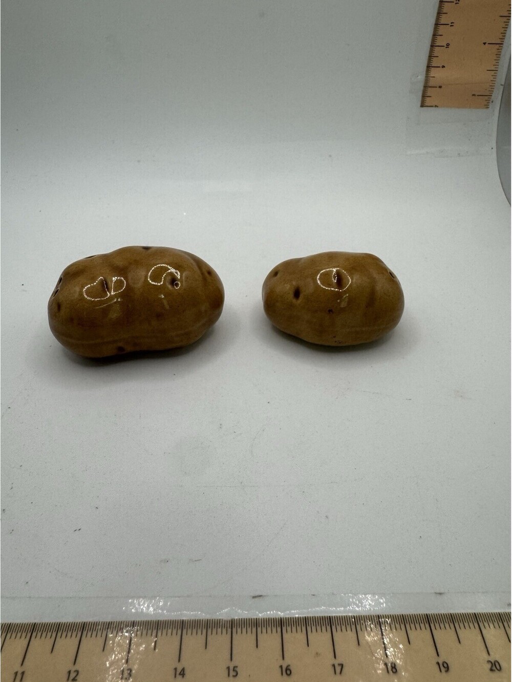 Vintage Potato Salt and Pepper Shakers